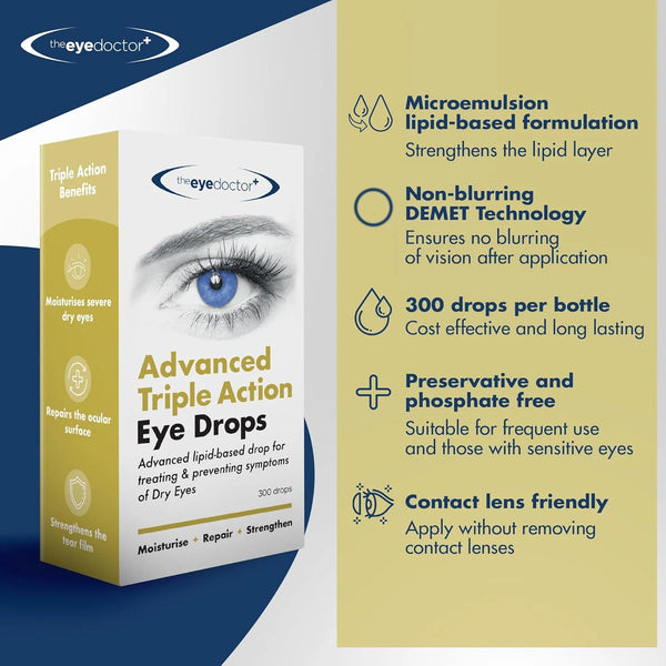 Advanced Triple Action Eye Drops