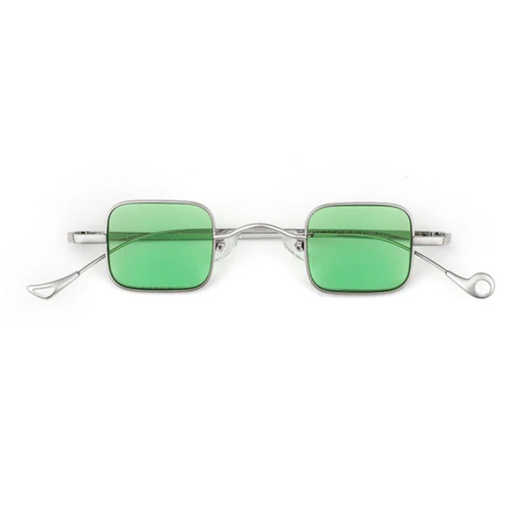 Dumas - Silver with Green lenses