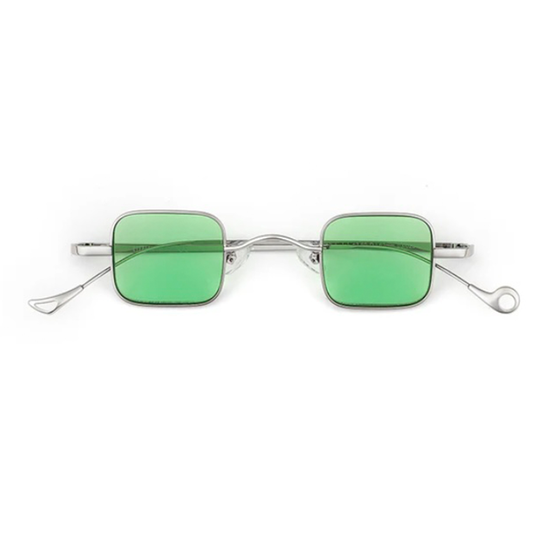 Dumas - Silver with Green lenses