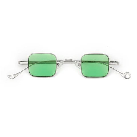 Dumas - Silver with Green lenses