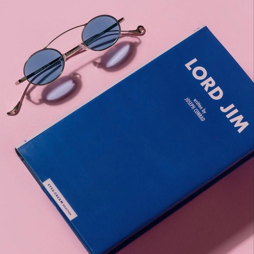 Voltaire - Silver with Blue lenses