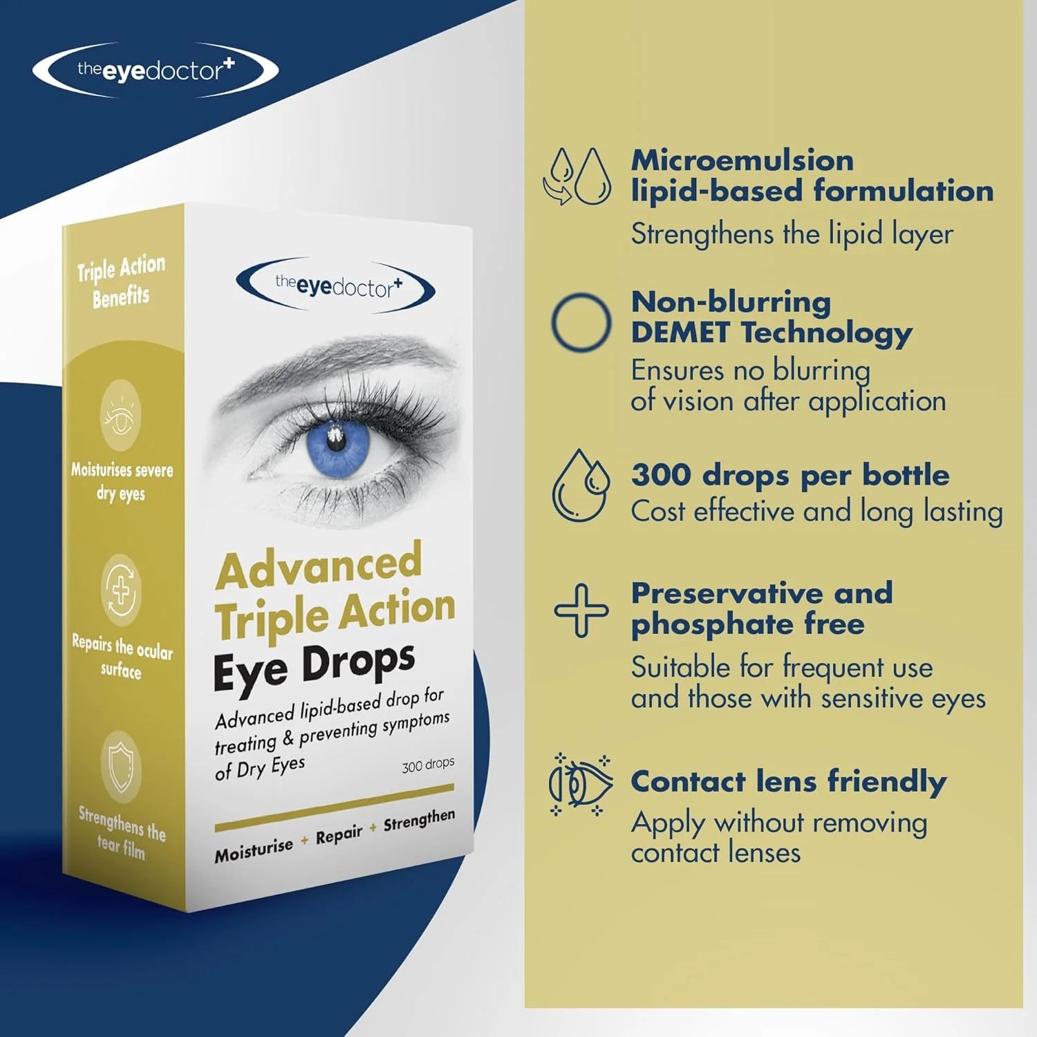 Advanced Triple Action Eye Drops
