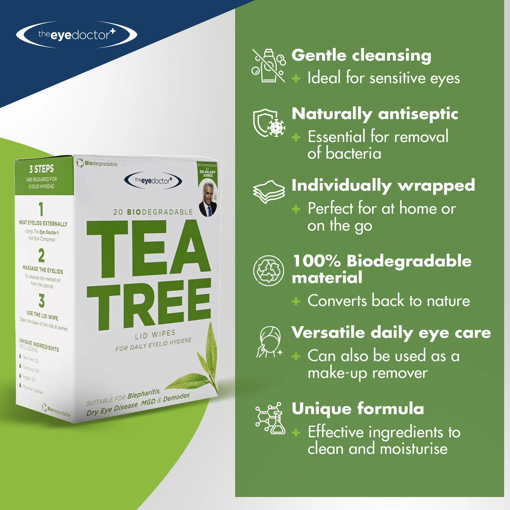 Tea Tree Oil Eyelid Wipes