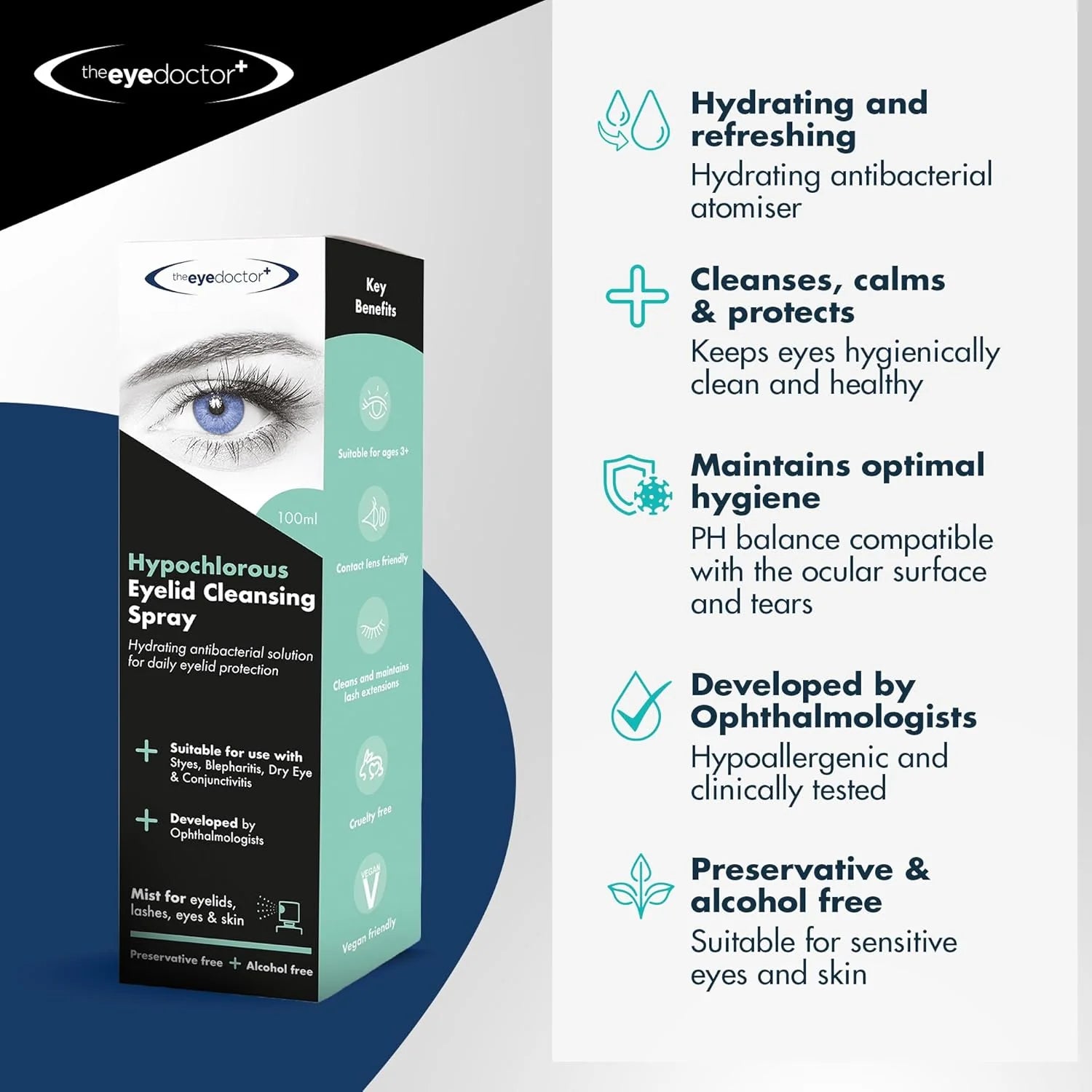 Hypochlorous Eyelid Cleansing Spray