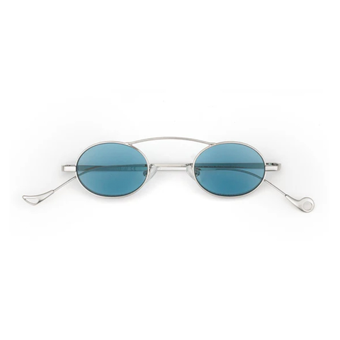 Voltaire - Silver with Blue lenses