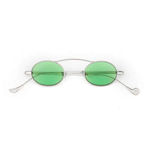 Voltaire - Silver with Green lenses