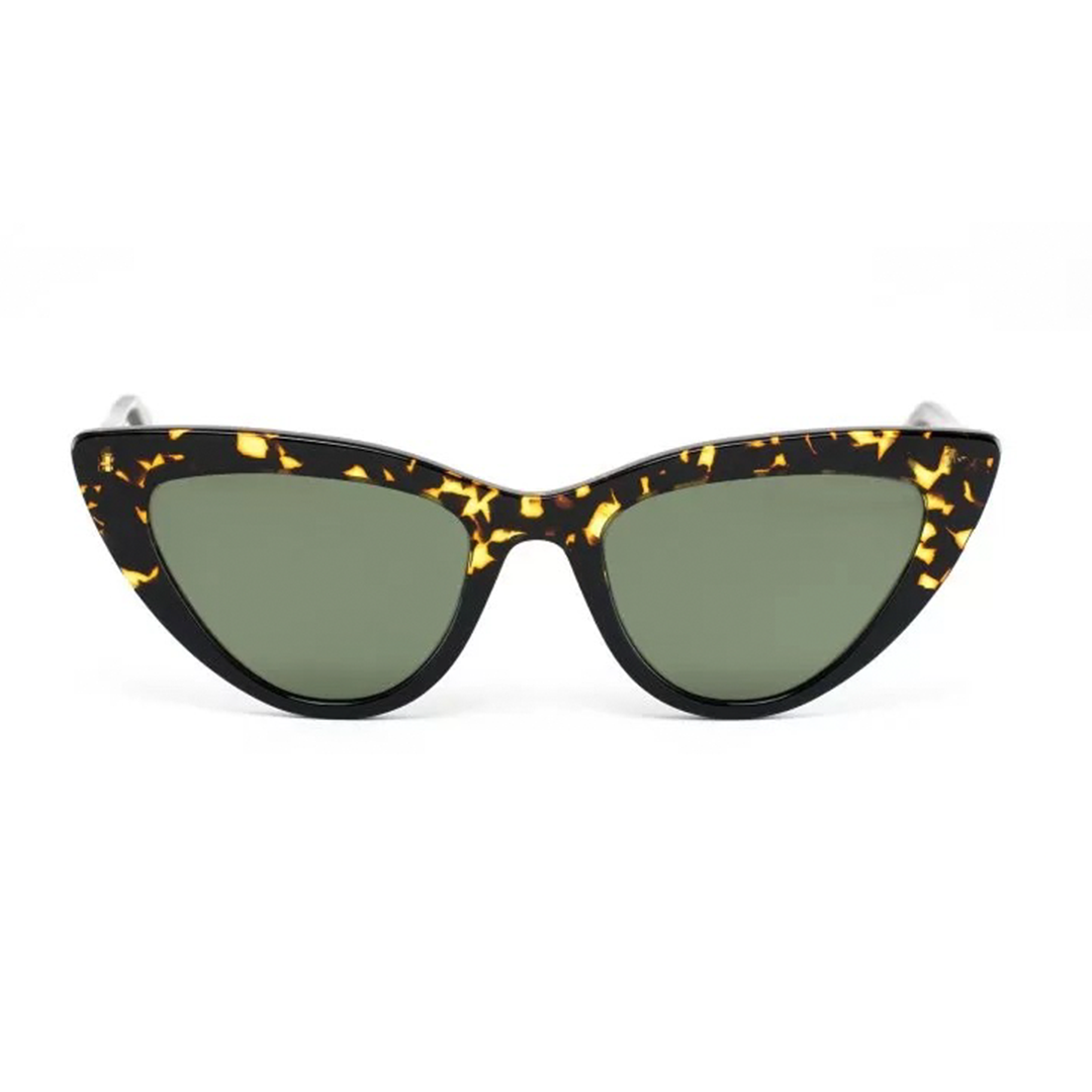 Orchid with flat green G15 sun lenses